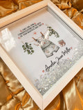 Personalized Baby Girl Nursery Art: Watercolor Design, Custom Name