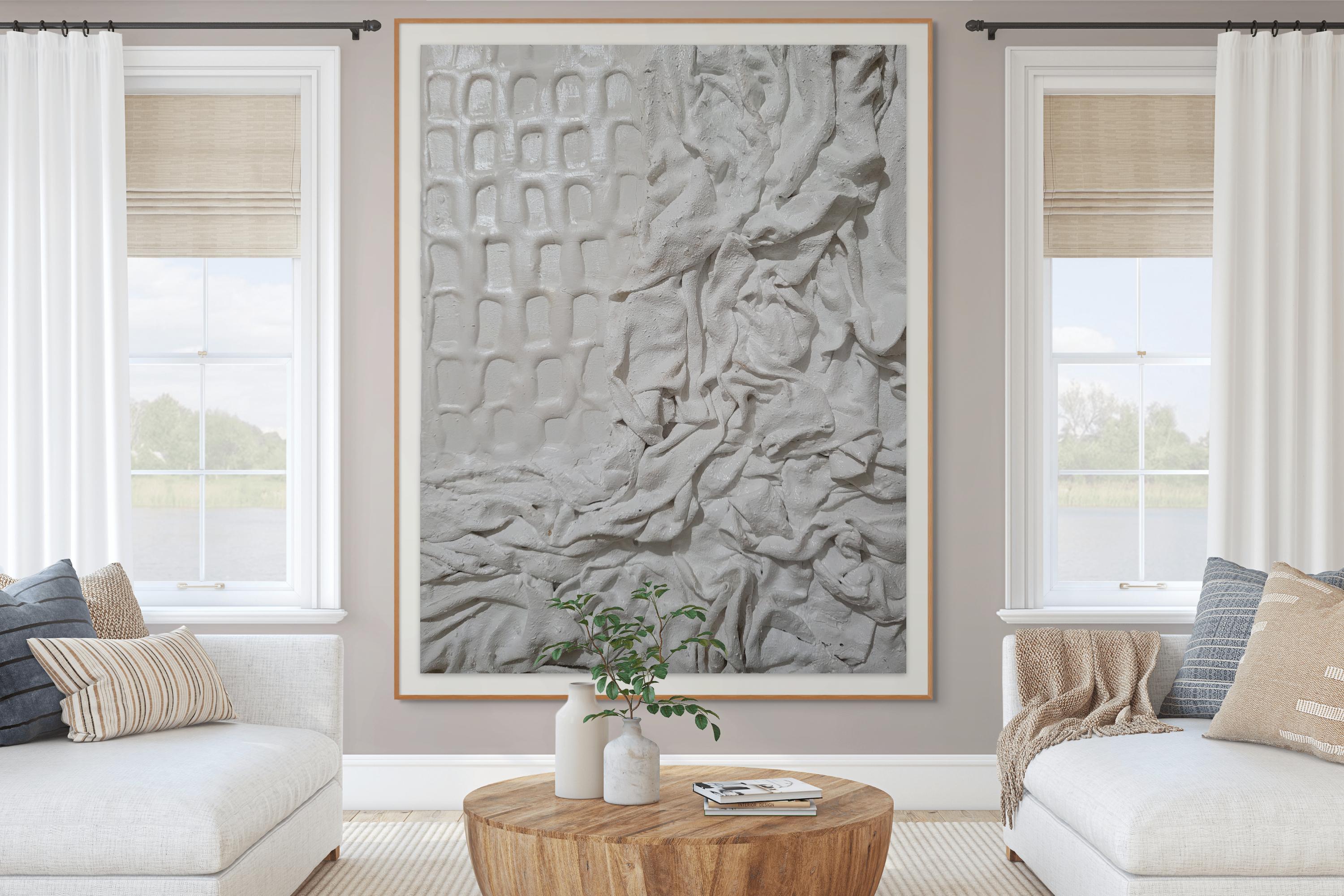 Textured Fabric Wall Art: Minimalist Scandi Decor
