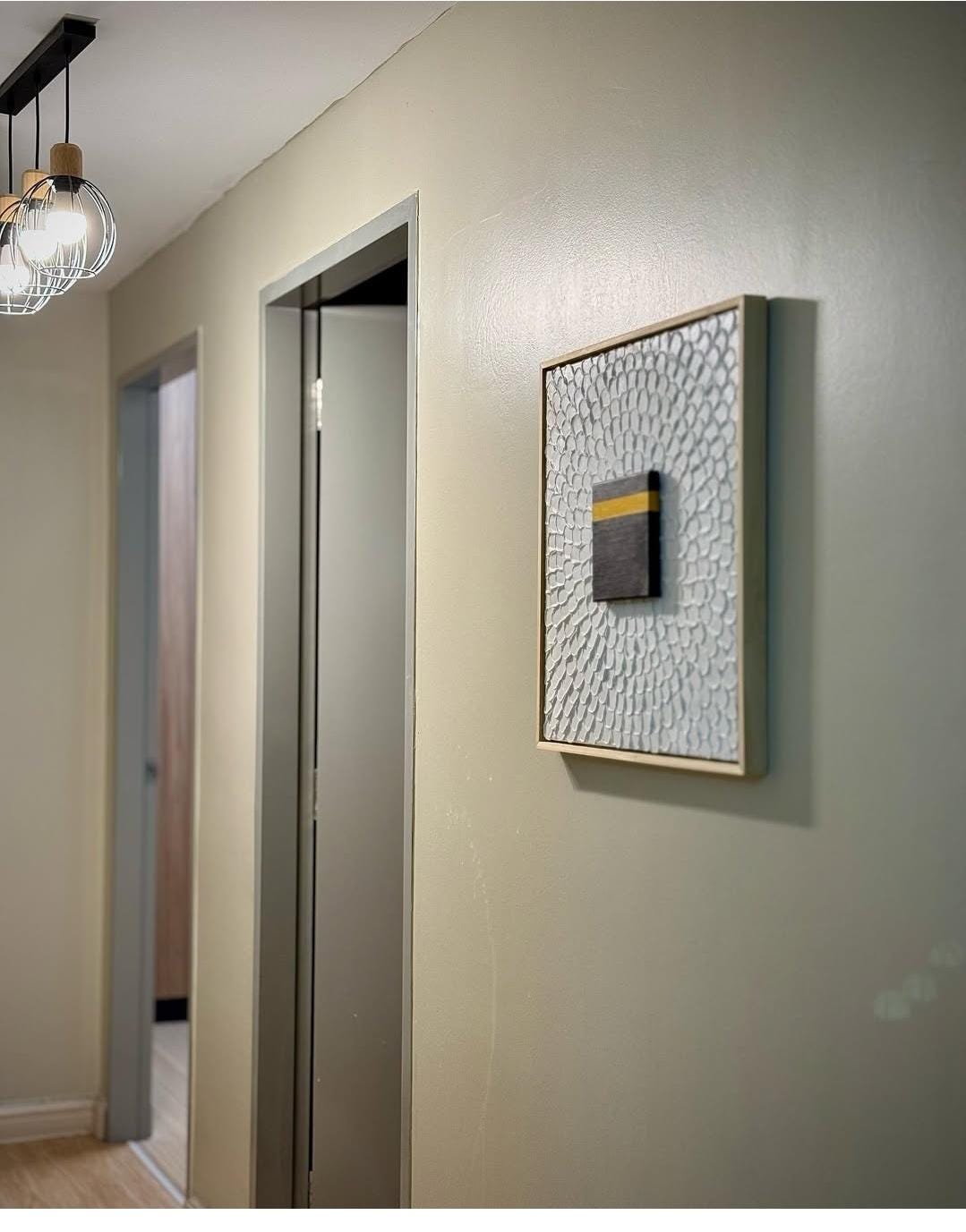 Kaaba Canvas Art: 3D Textured Islamic Painting with Gold