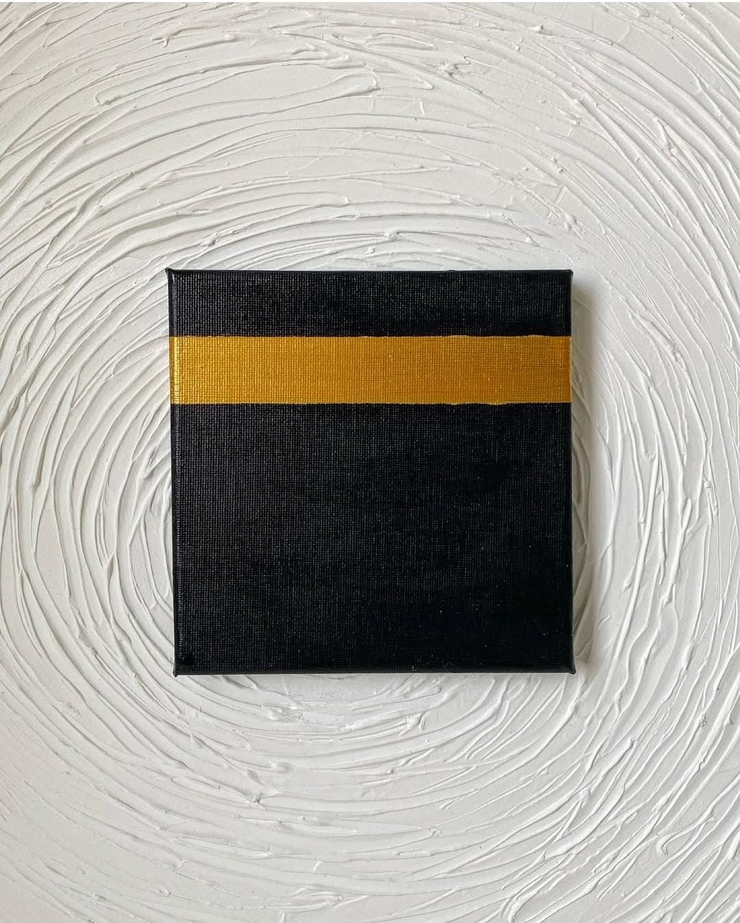 Kaaba Canvas Art: 3D Textured Islamic Painting with Gold
