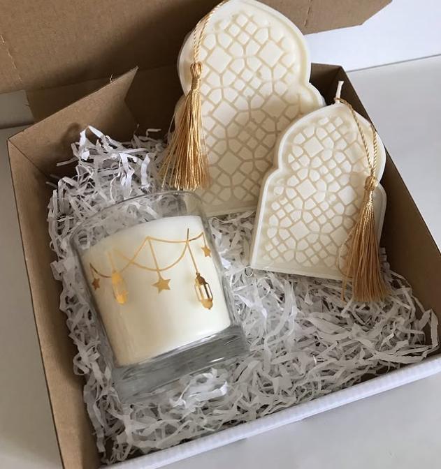 Mosque Oud Soy Wax Candle  Ramadan Eid Islamic Decor