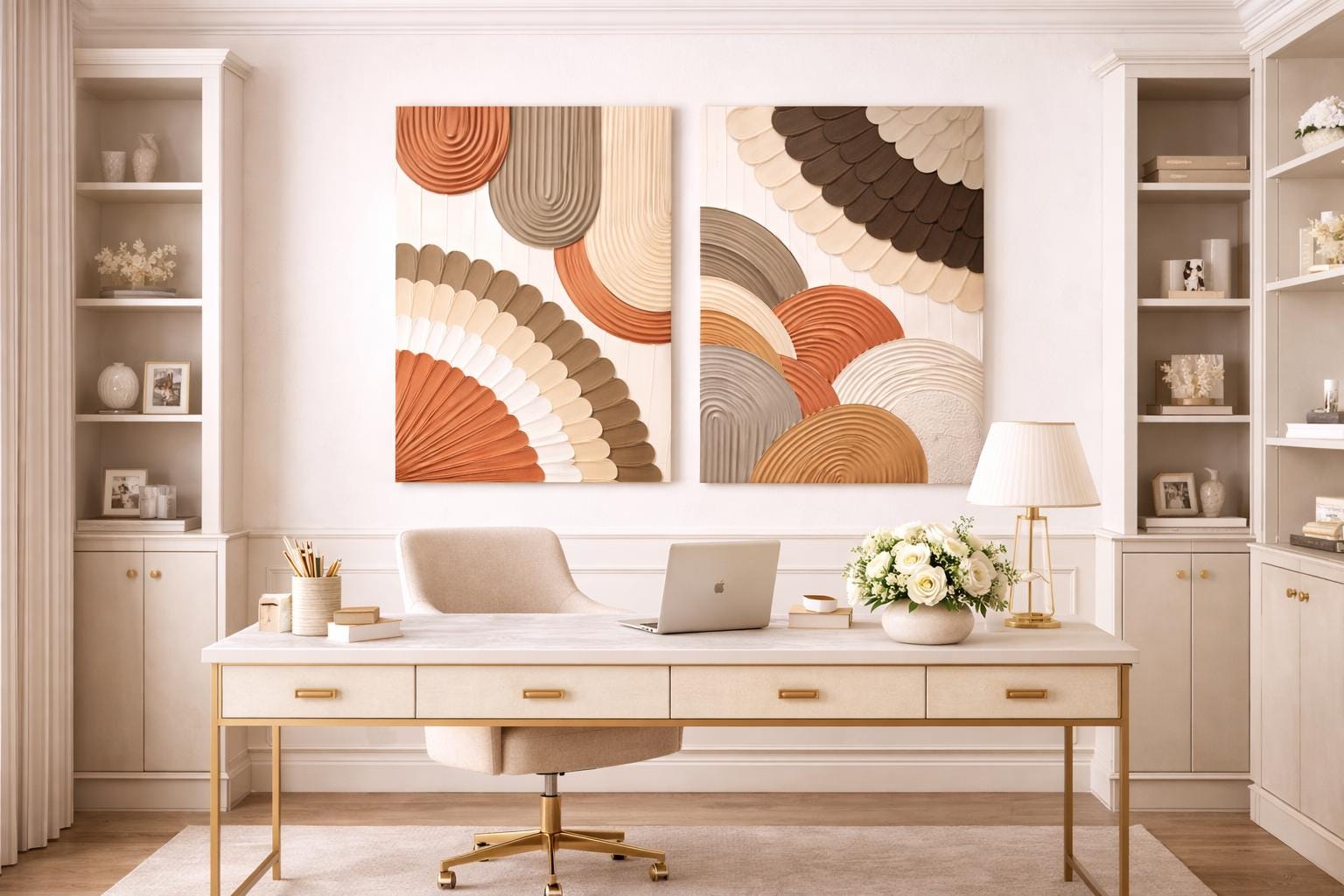 Original Colorful Oil Painting on Canvas, Abstract Texture, Large Wall Art