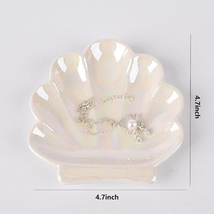 Trinket tray shell Decorative tray, custom colour effects, Handmade designs, Jesmonite, neutral home Gift for Sister Mother Daughter