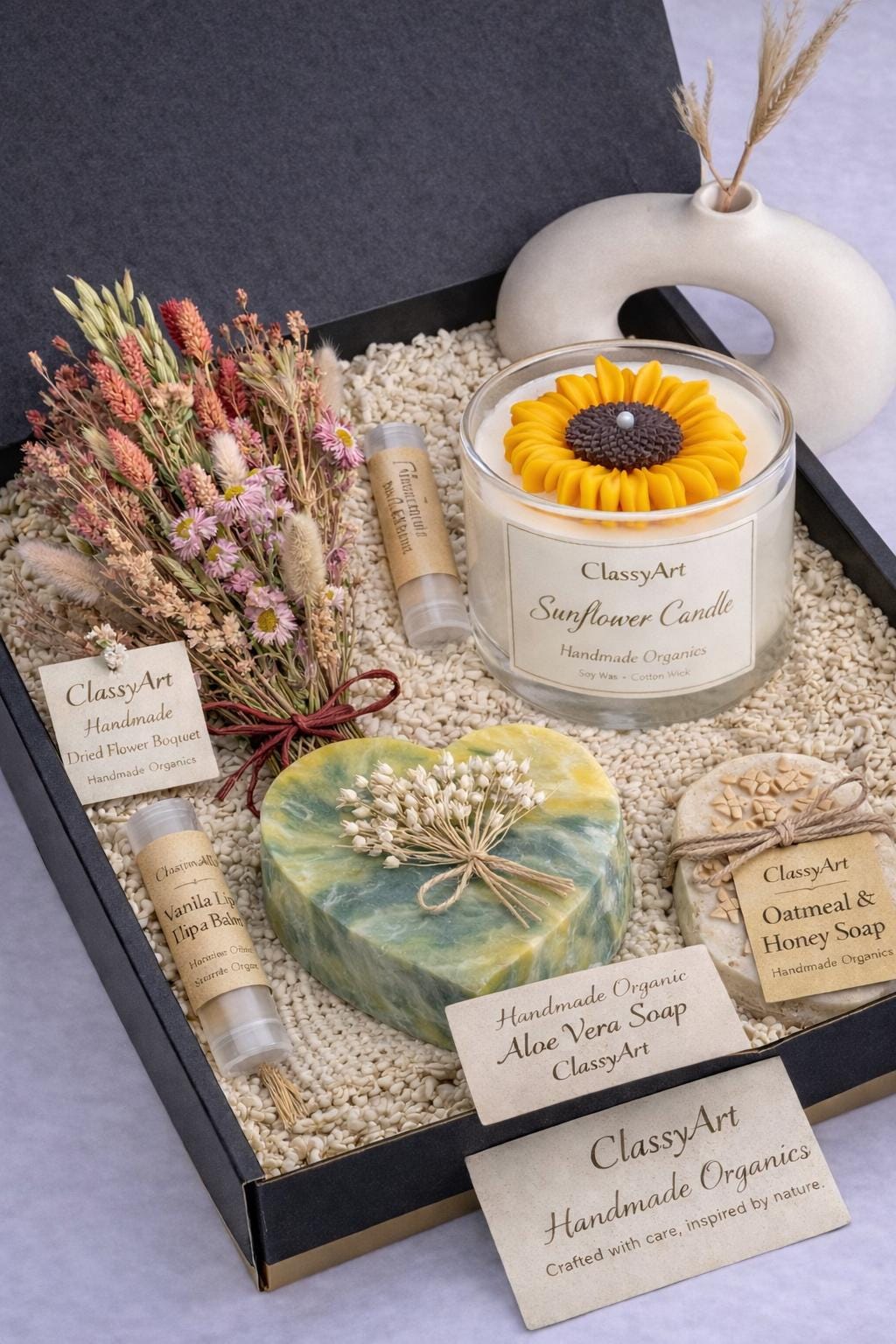 Hygge Gift Box, Mothers Gift Box, Gift Box for Grandma, Birthday Gift Set, Self Care Gift for Mom, Daughter to Mother Gift, Basket for Her
