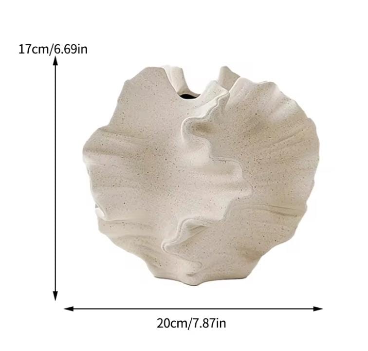 Wave Sculpture Home Décor/Styling Scandi/Hygge Decor/Nordic/Minimalist Decorative Ornament/ Coral Vase Ornament