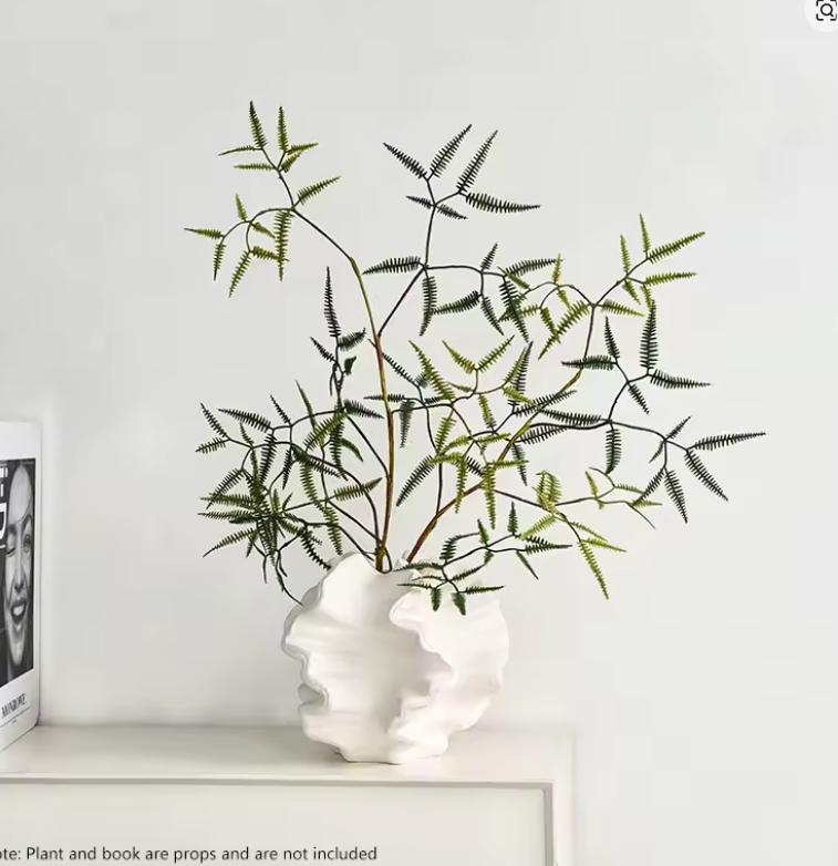 Wave Sculpture Home Décor/Styling Scandi/Hygge Decor/Nordic/Minimalist Decorative Ornament/ Coral Vase Ornament