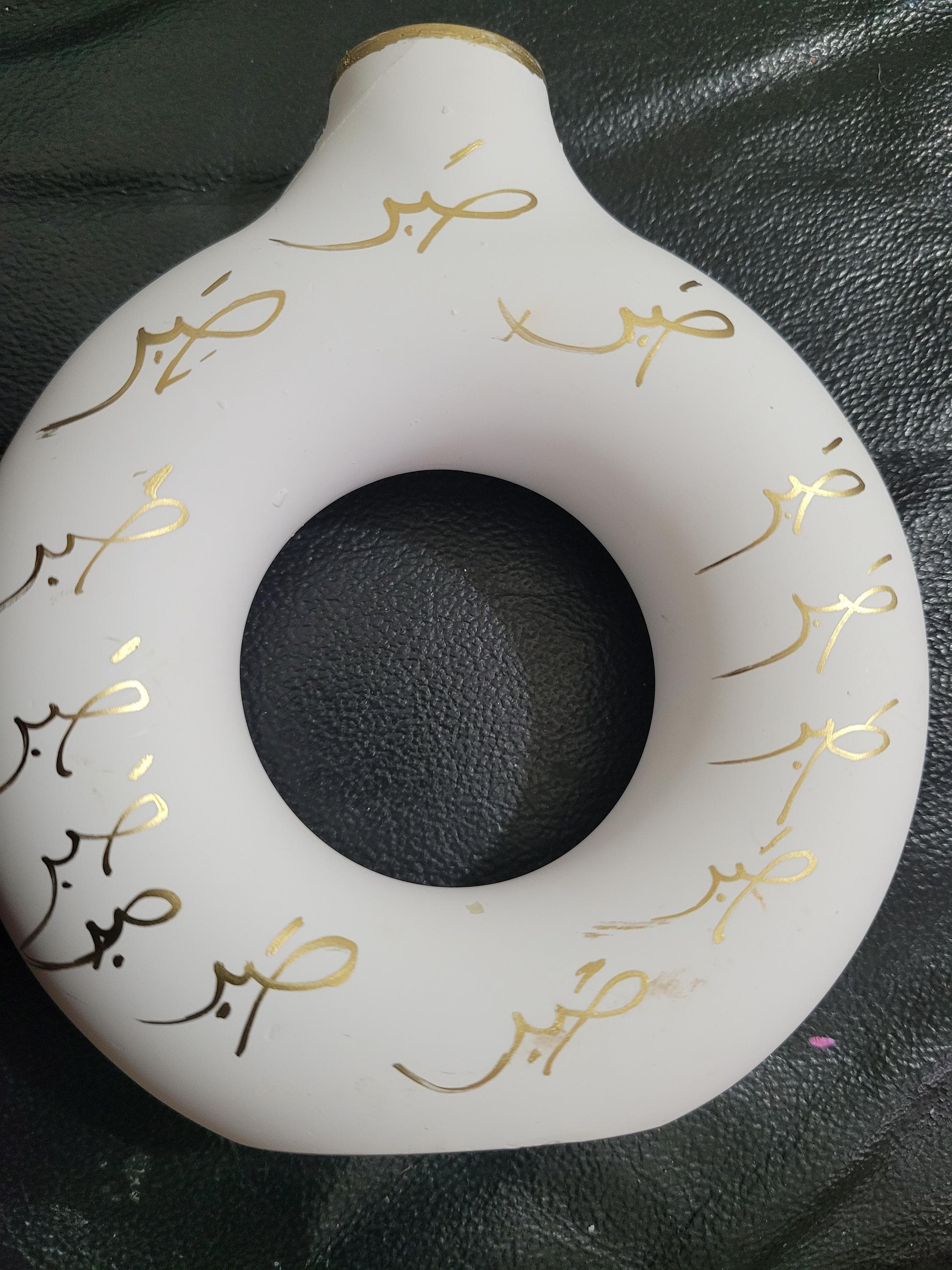 Eid Ramadan Arabic Patience, Taqwa and Faith, Vase, Mothers Gift , Daughter to Mother Gift, Sabr vase for dried flowers Handmade