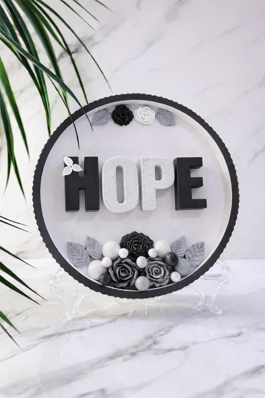 Personalized Floral Name Plaque | Teen Room Decor