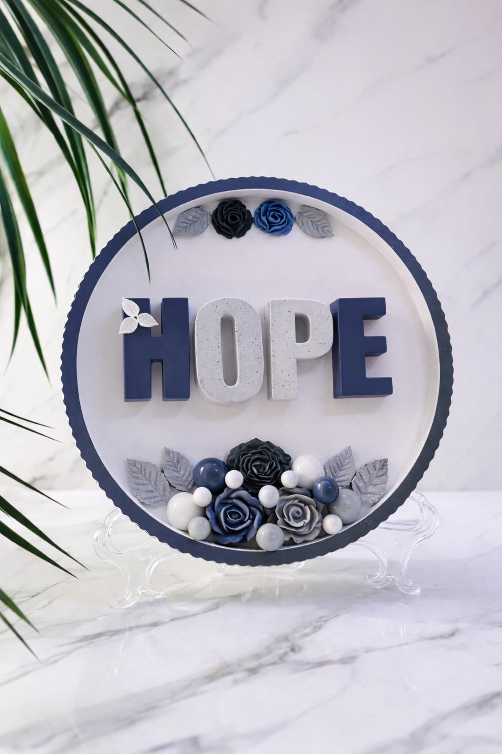 Personalized Floral Name Plaque | Teen Room Decor