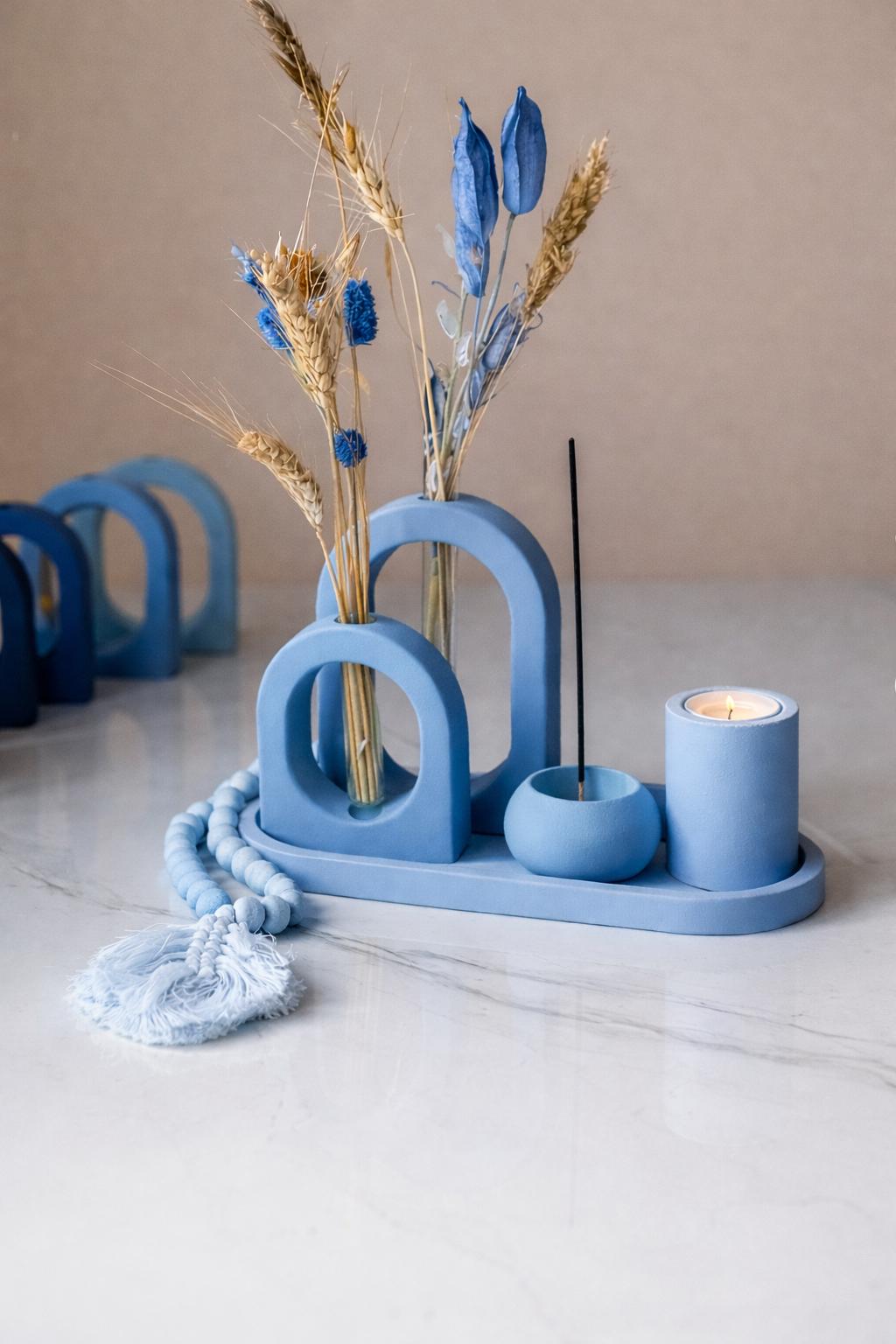 Personalized Name Vase & Trinket Set | Custom Room Decor