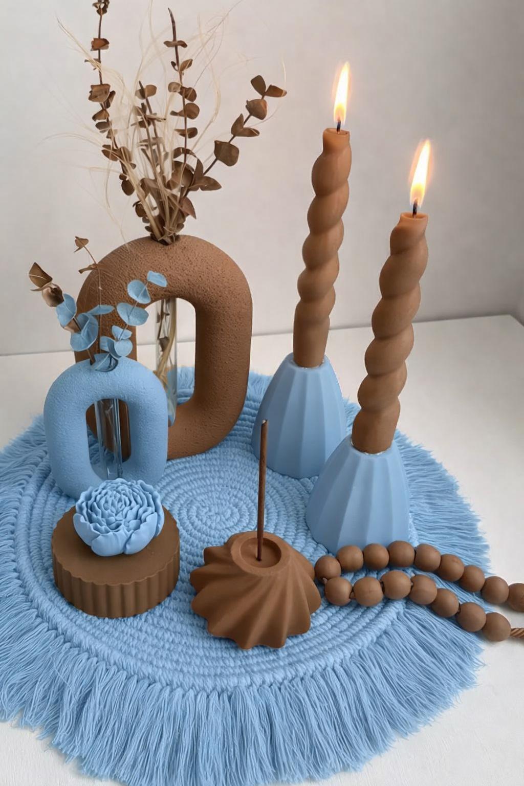 Personalized Name Vase & Trinket Set | Custom Room Decor