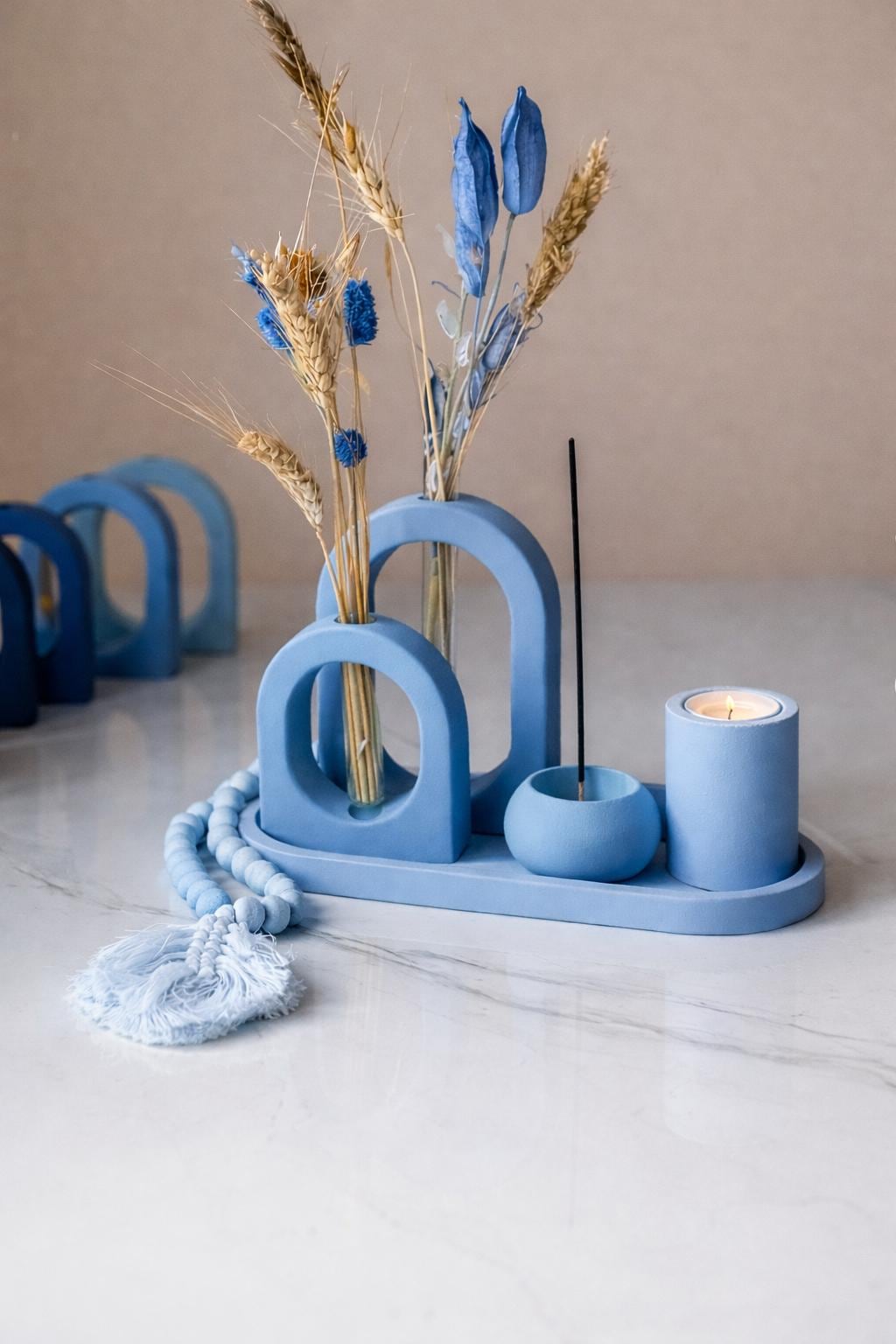 Personalized Name Vase & Trinket Set | Custom Room Decor