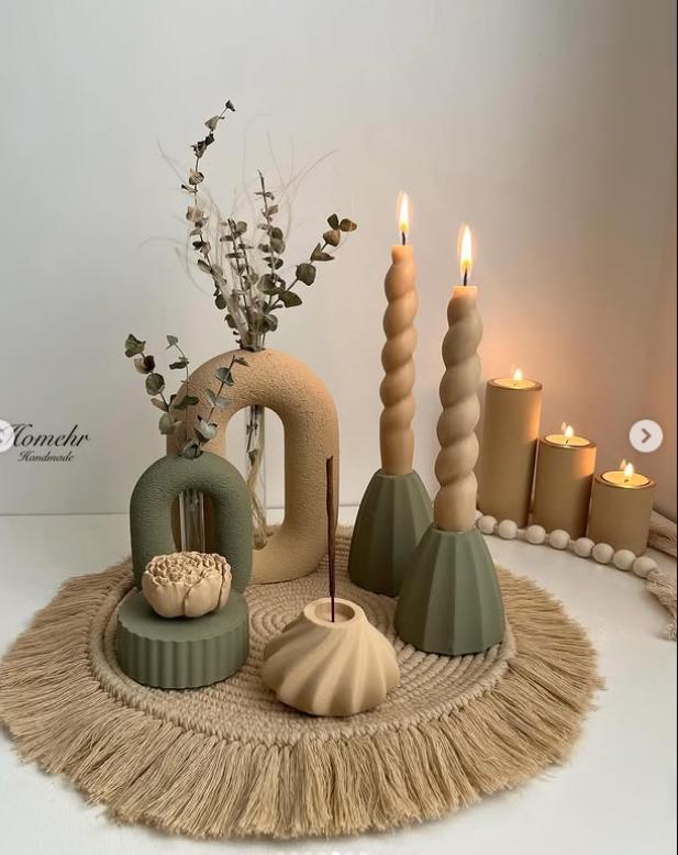 Personalized Name Vase & Trinket Set | Custom Room Decor