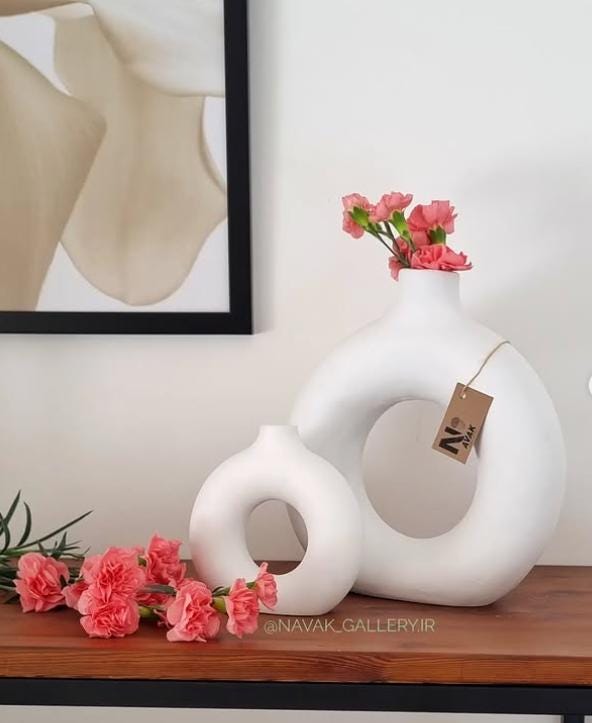 Mothers Gift Box, Gift Box for Grandma, Birthday Gift Set, Daughter to Mother Gift, Basket for Her vase for dried flowers Handmade Jesmonite