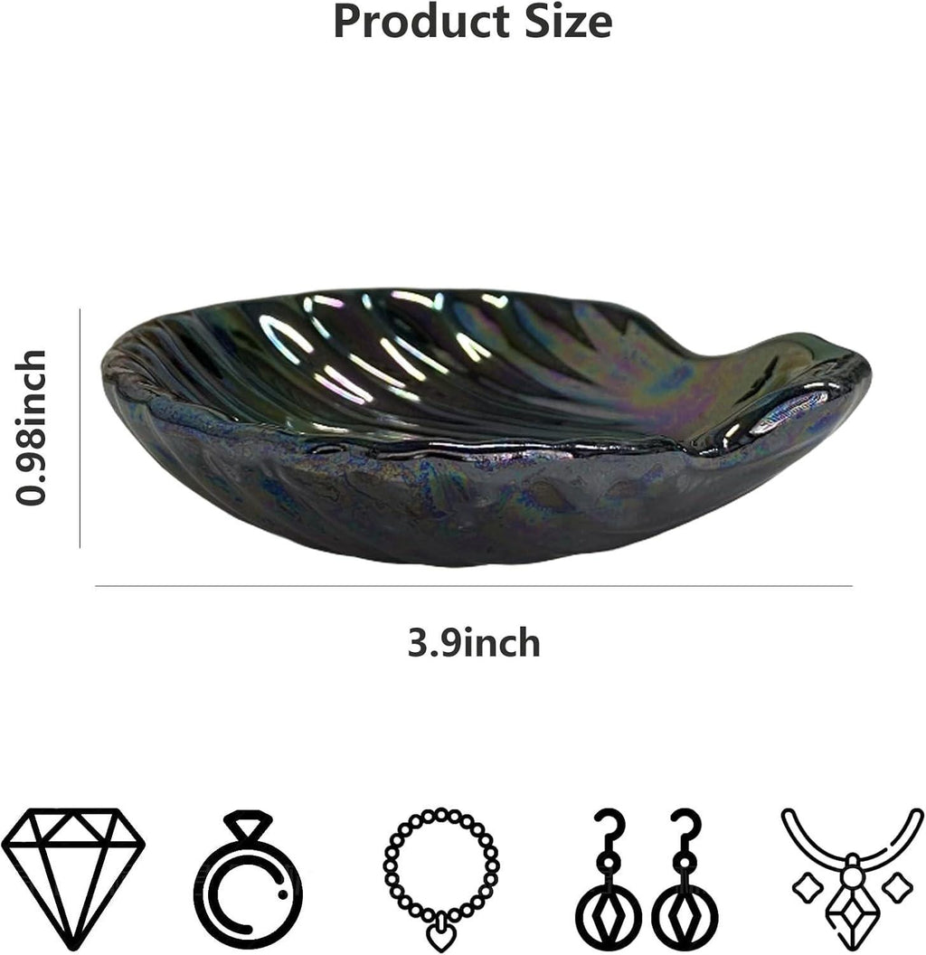 Trinket tray shell Decorative tray, custom colour effects, Handmade designs, Jesmonite, neutral home Gift for Sister Mother Daughter