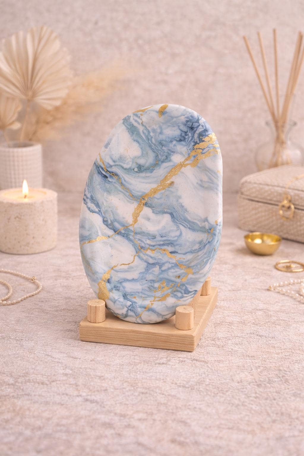 Modern Design Tray Japandi ,Irregular cloud tray , choose different colour effects, Handmade | Jesmonite | Neutral home decor and gifts.