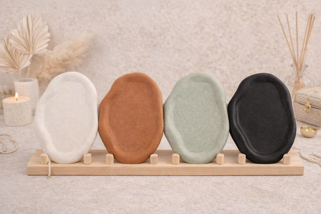 Modern Design Tray Japandi ,Irregular cloud tray , choose different colour effects, Handmade | Jesmonite | Neutral home decor and gifts.