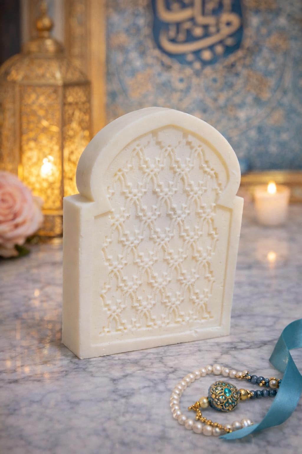 Mosque Oud Soy Wax Candle  Ramadan Eid Islamic Decor