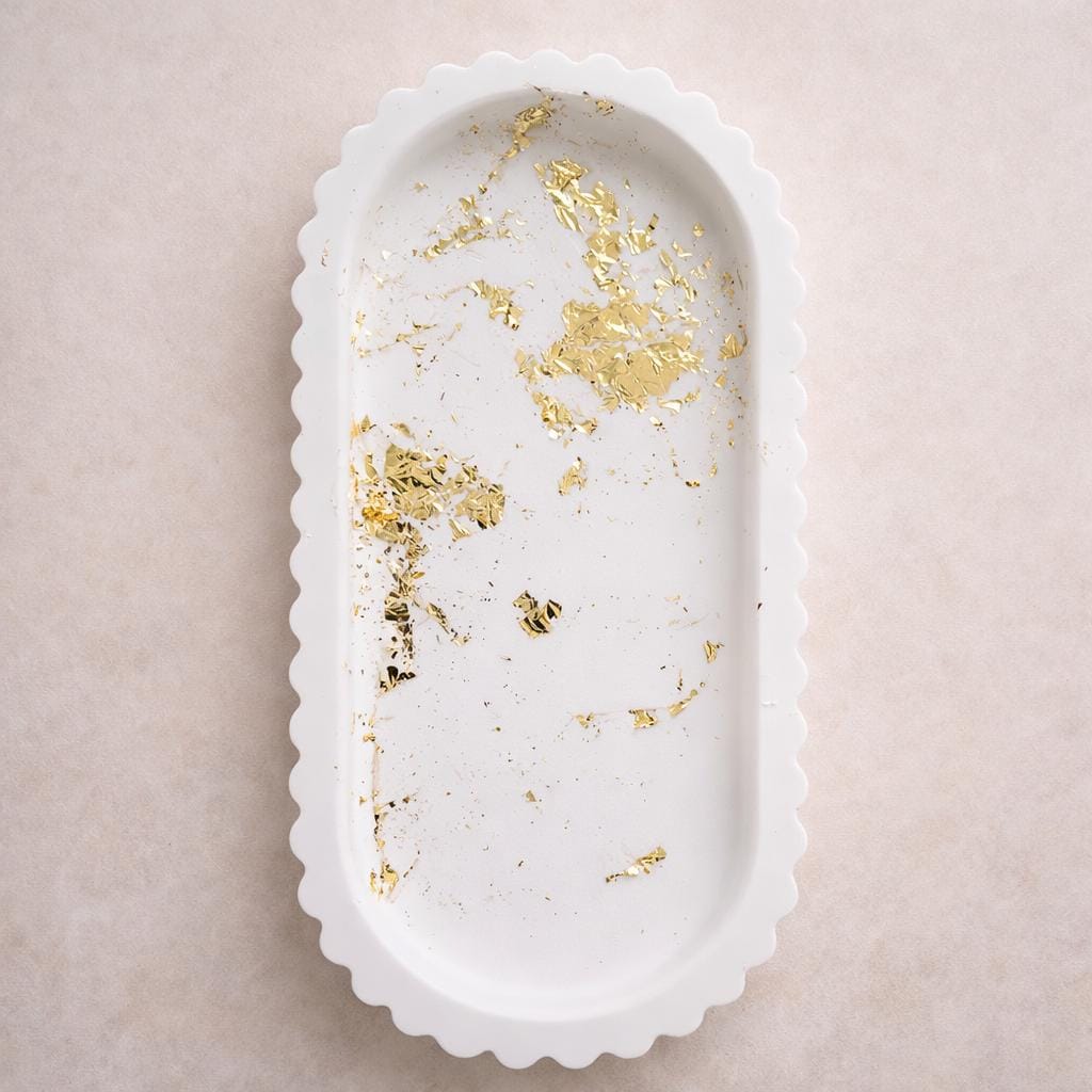Oval tray | jewelry tray | home decoration | jesmonite decor | Scandi | Minimalist | Aesthetic | birthday gift idea | birthday gift