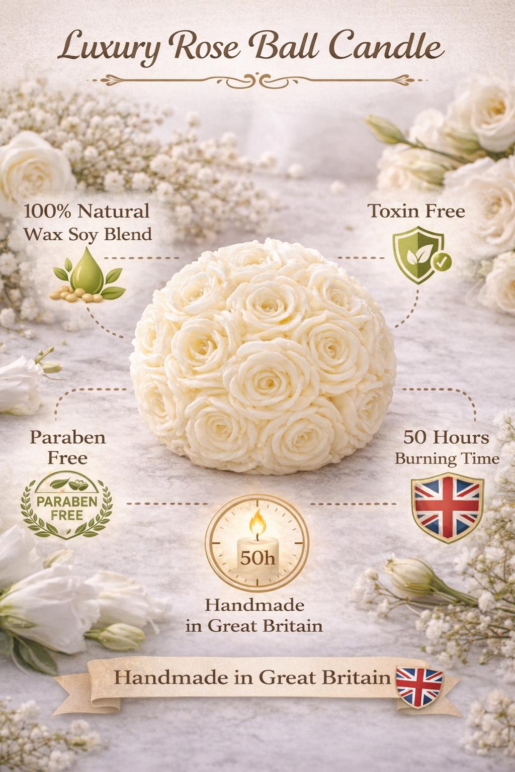 Ramadan Mubarak Gift flower candle Exquisite Oud White Musk Eid  candles made from soy wax  Islamic Vegan candles - Eid gift ideas