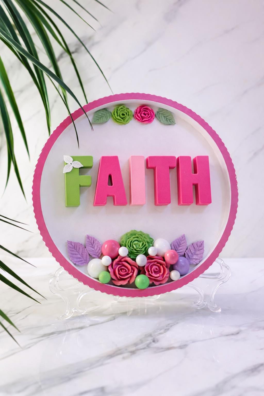 Personalized Floral Name Plaque | Teen Room Decor