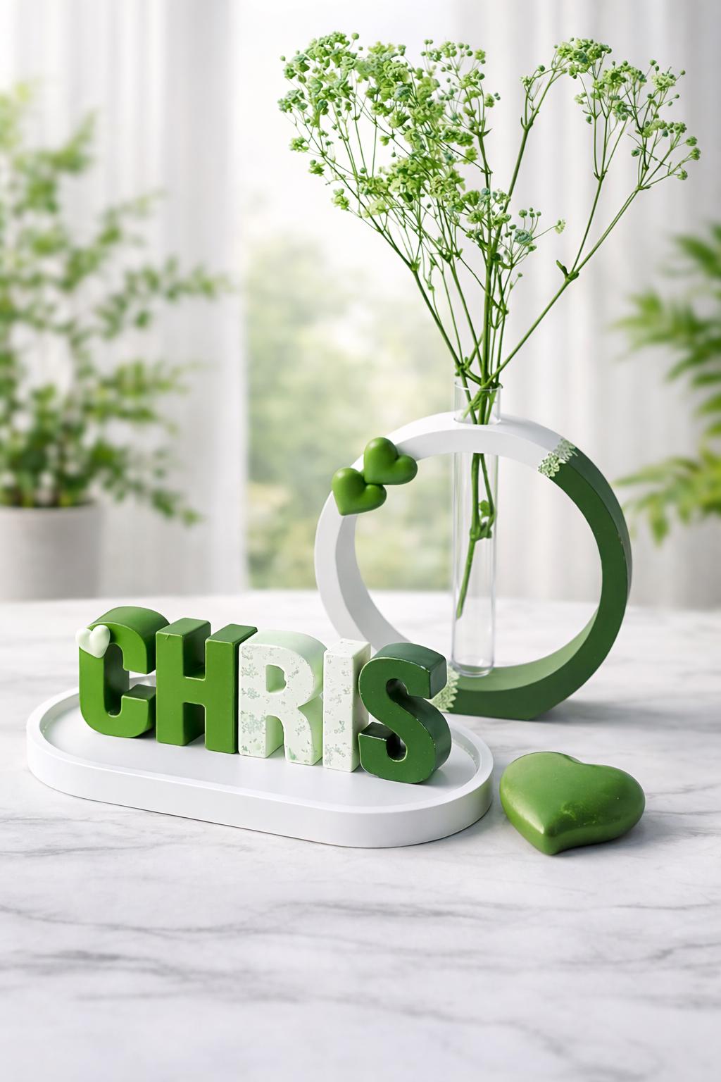 Personalized Name Vase | Custom Trinket, Nursery Decor