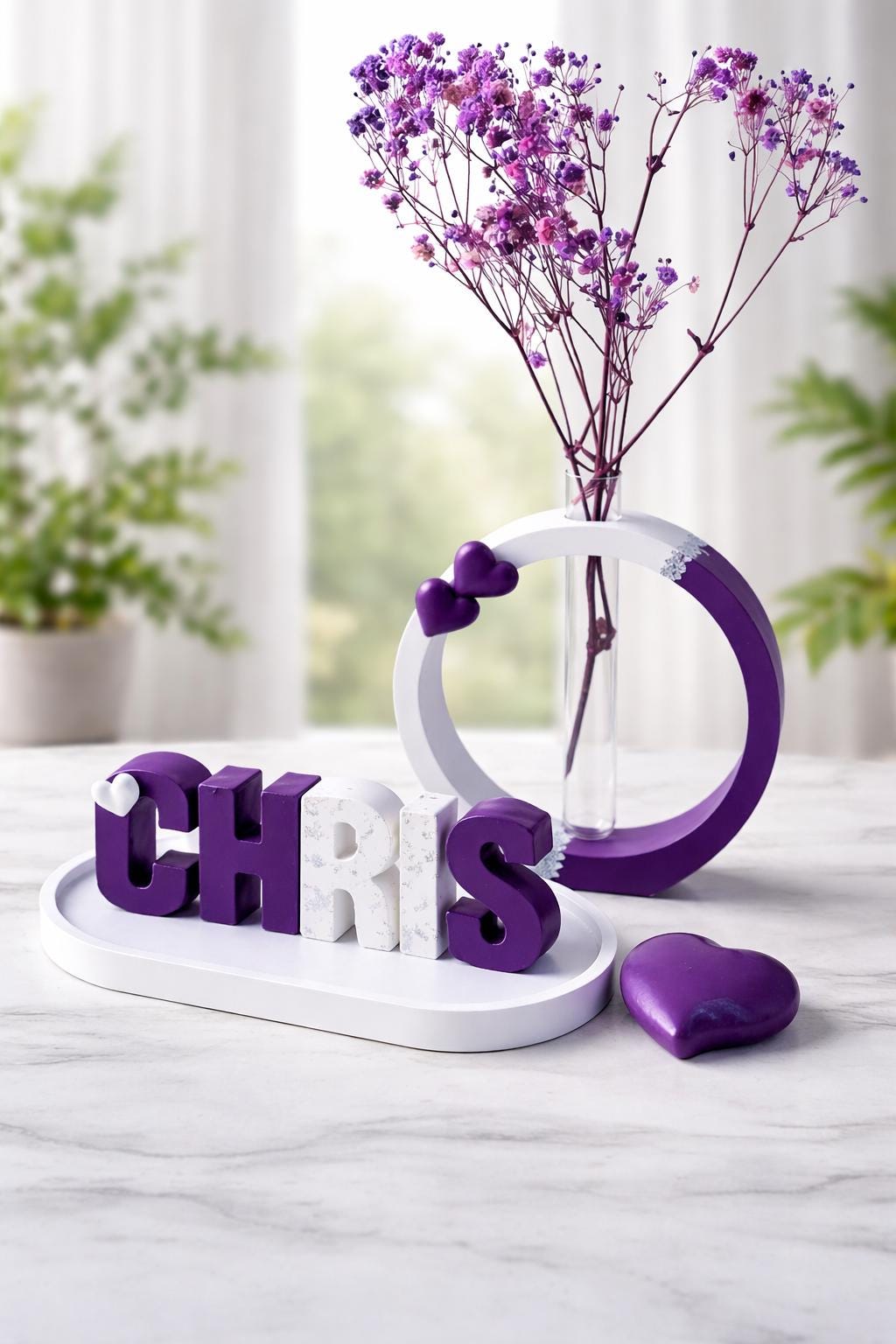 Personalized Name Vase | Custom Trinket, Nursery Decor