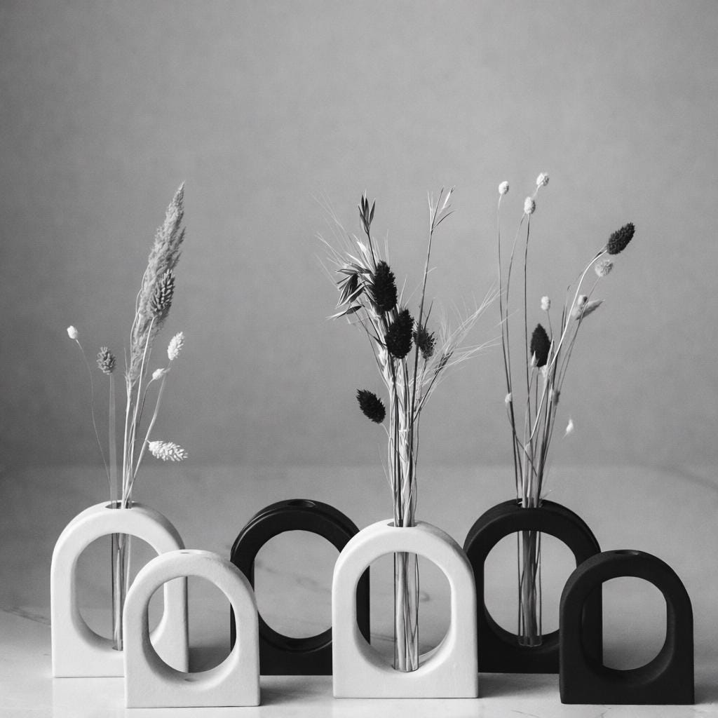 Personalized Name Vase & Trinket Set | Custom Room Decor