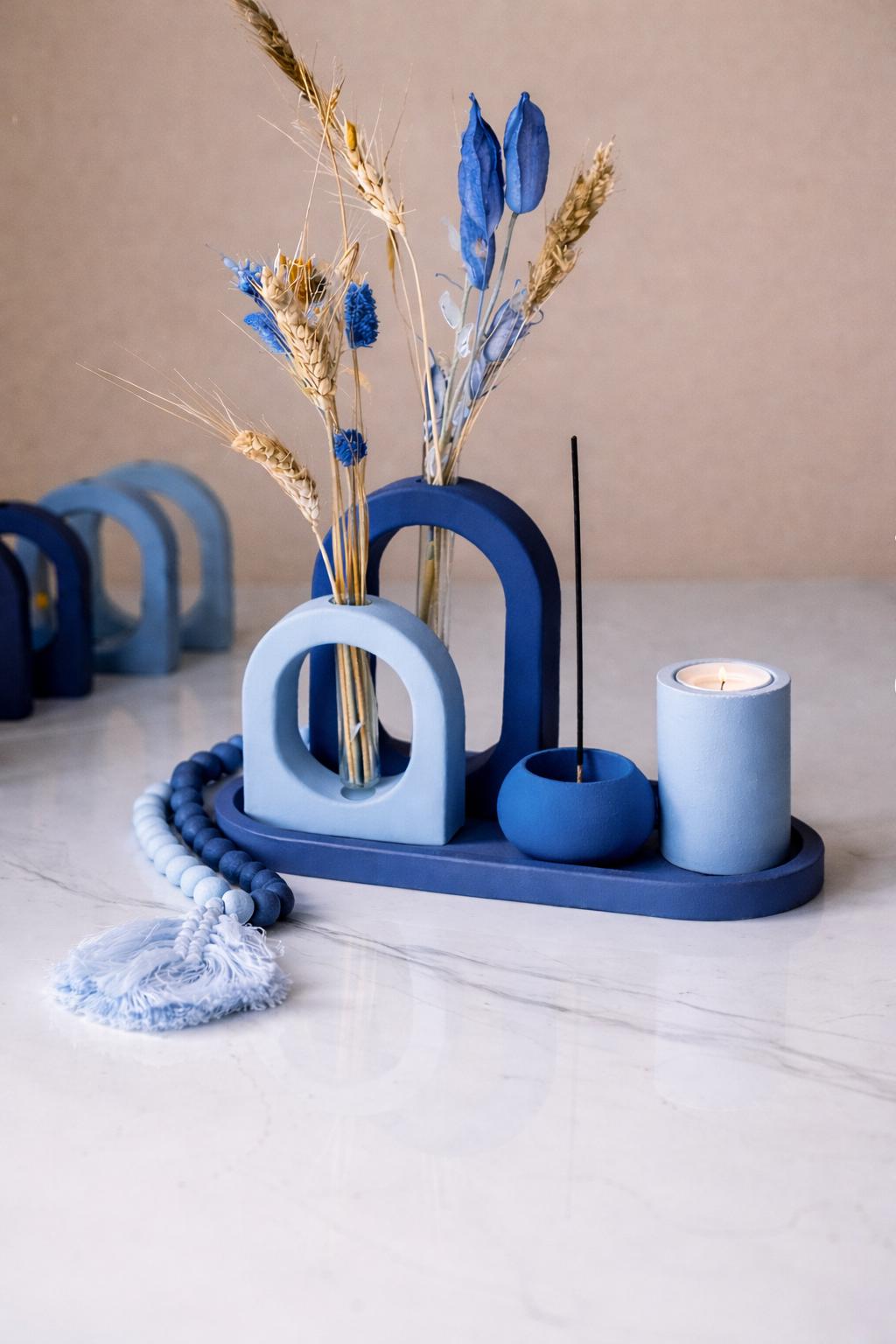 Personalized Name Vase & Trinket Set | Custom Room Decor