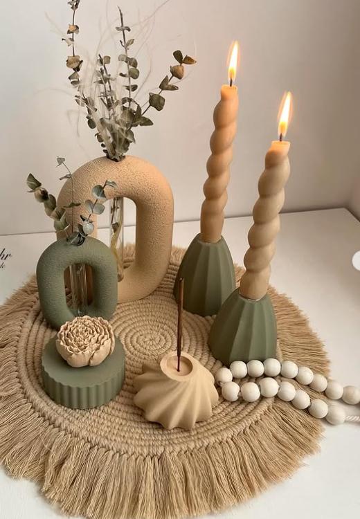 Personalized Name Vase & Trinket Set | Custom Room Decor
