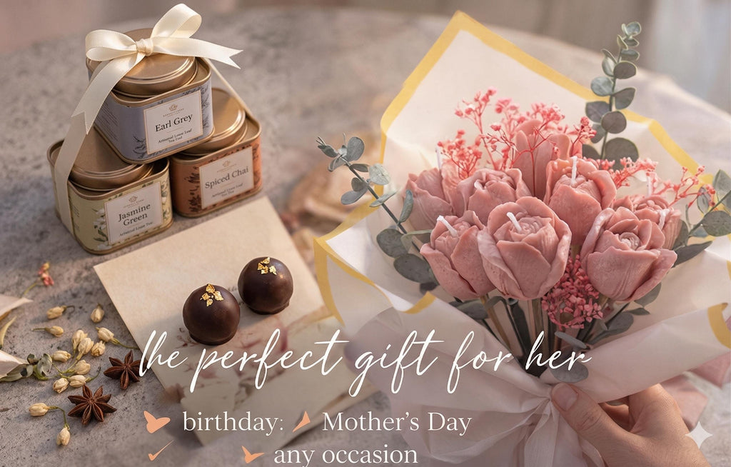 Handmade Tulip Candle Bouquet  Realistic Floral Soy Wax Arrangement (Gift for Her)