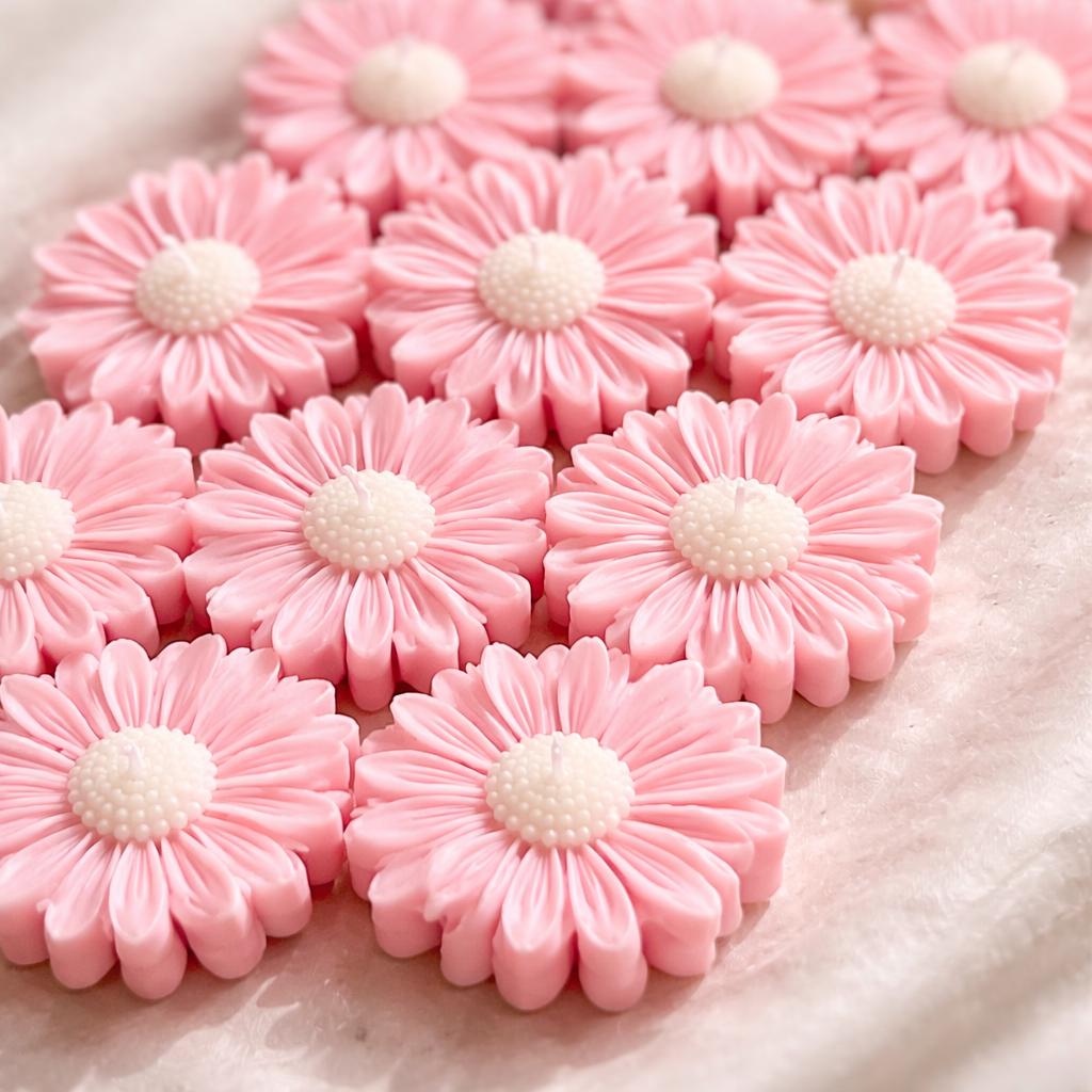Daisy Flower Candle Favors | Wedding, Baby Shower, Party Guest Gifts